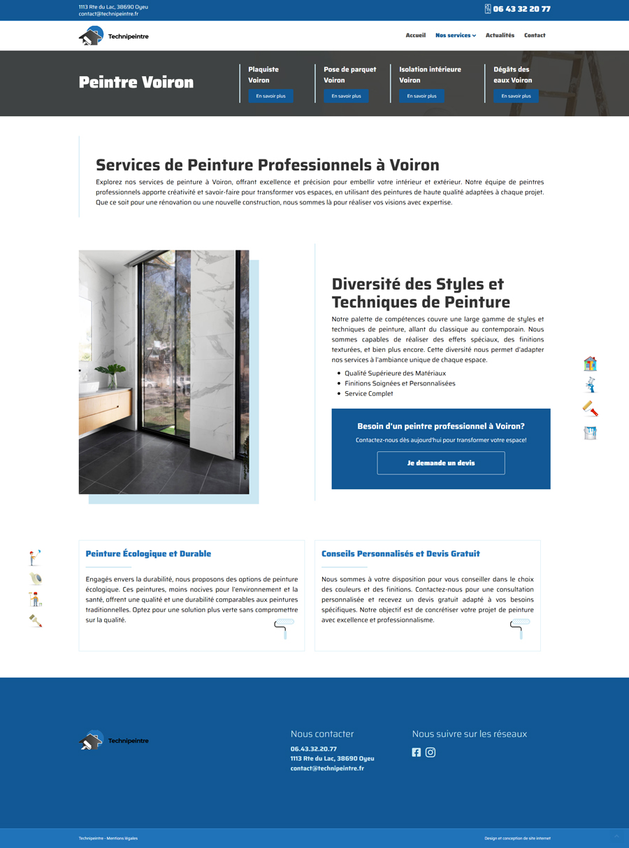 webdesigner-freelance-technipeintre-wordpress-page-type