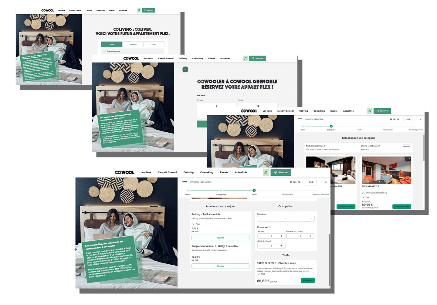 Intégration graphique wordpress - développement sur mesure - cowool.co