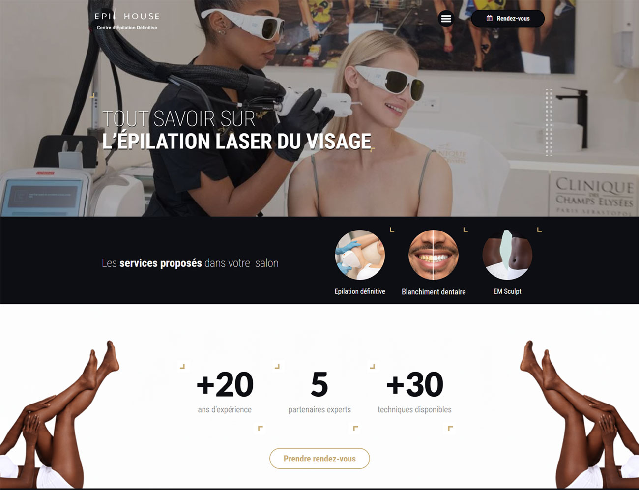 Refonte graphique - Intégration WordPress - Migration Squarespace