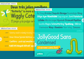font gratuite Jollygood Sans Condensed disponible en téléchargement gratuit